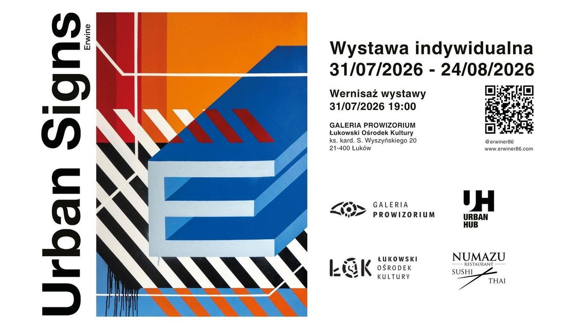 "Urban Signs". Wystawa street art'u Cezarego Szewczyka w Galerii PROwizorium /31.07-24.08.26