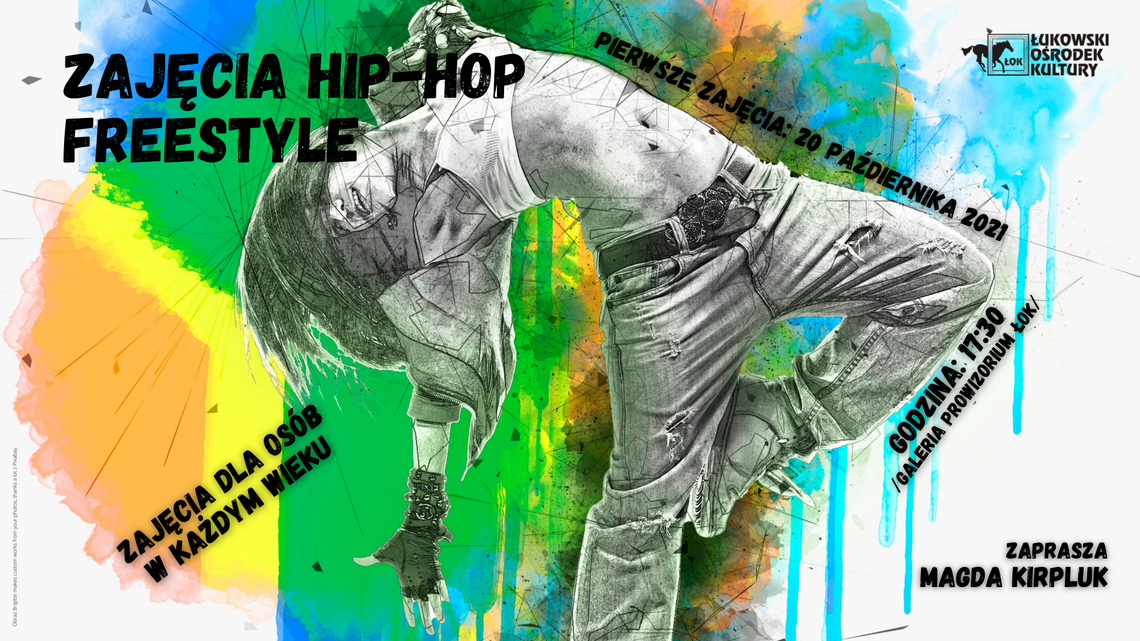 Zajęcia taneczne "Hip-hop Freestyle" /pierwsze zajęcia: 20 października 2021