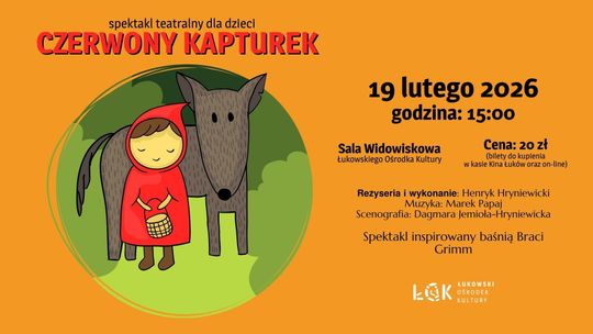 Spektakl teatralny dla dzieci: „Czerwony kapturek”