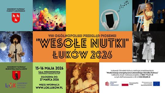 VIII Ogólnopolski Przegląd Piosenki  „WESOŁE NUTKI” Łuków 2026