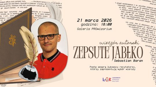 Wieczór autorski Sebastiana Barana: Zepsute jabłko