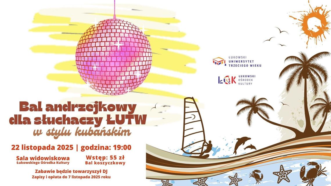 Bal andrzejkowy dla słuchaczy ŁUTW w stylu kubańskim