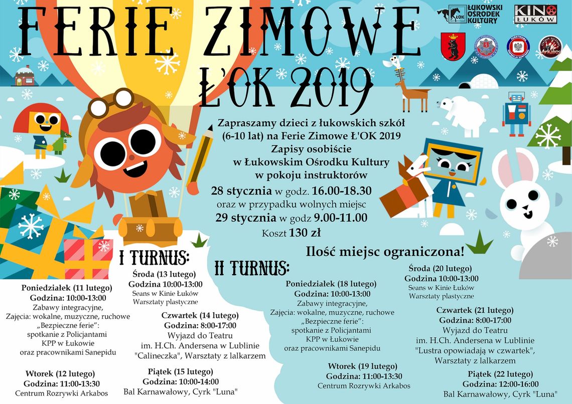 Ferie Zimowe Ł'OK 2019 Turnus I