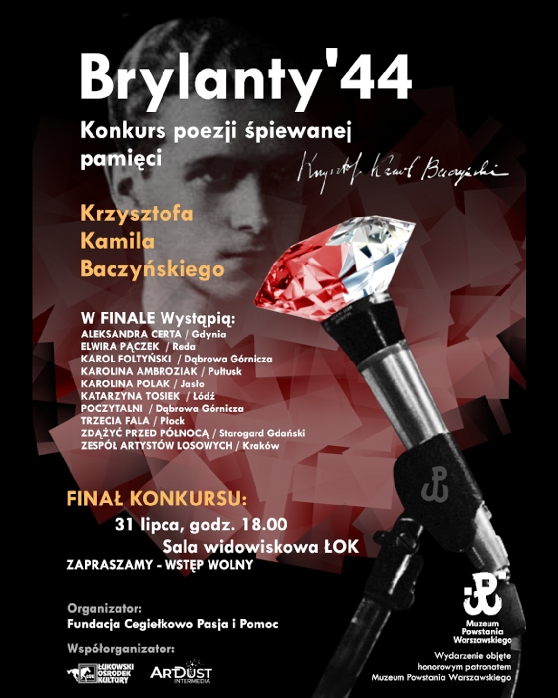 Finałowy Koncert BRYLANTY'44 /31 lipca 2021
