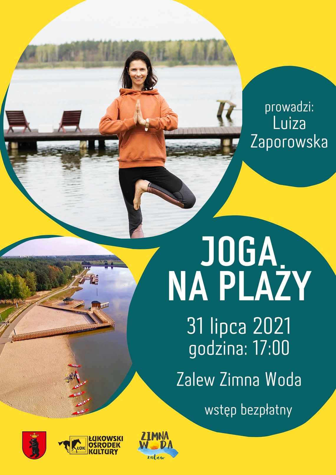 Joga na plaży Joga na plaży