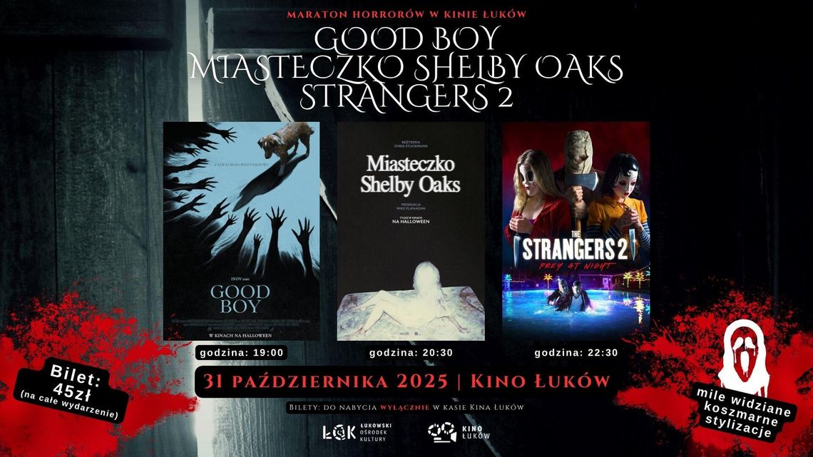 Maraton horrorów w Kinie Łuków Maraton horrorów w Kinie Łuków