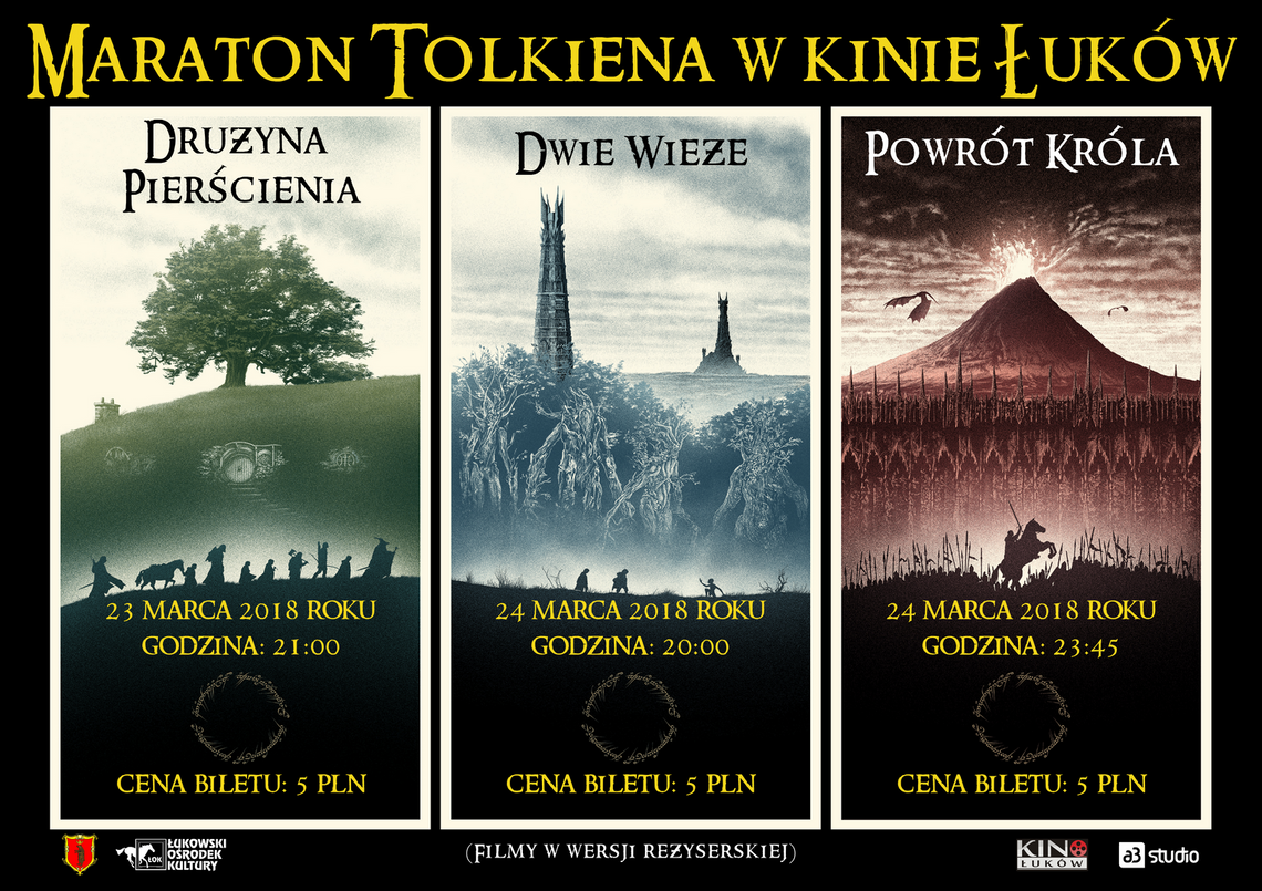 Maraton Tolkiena w Kinie Łuków "Dwie wieże", "Powrót Króla"