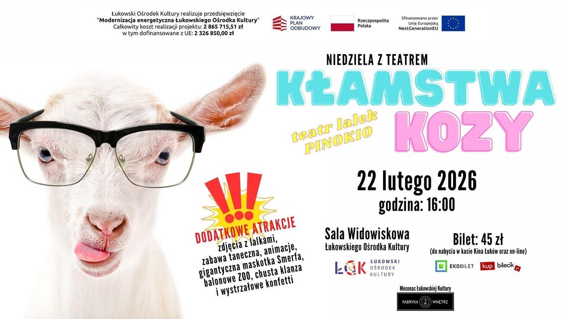 Niedziela z teatrem:  „Kłamstwa kozy”