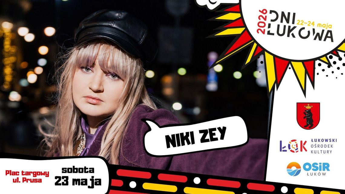 Niki Zey zagra na Dniach Łukowa26!