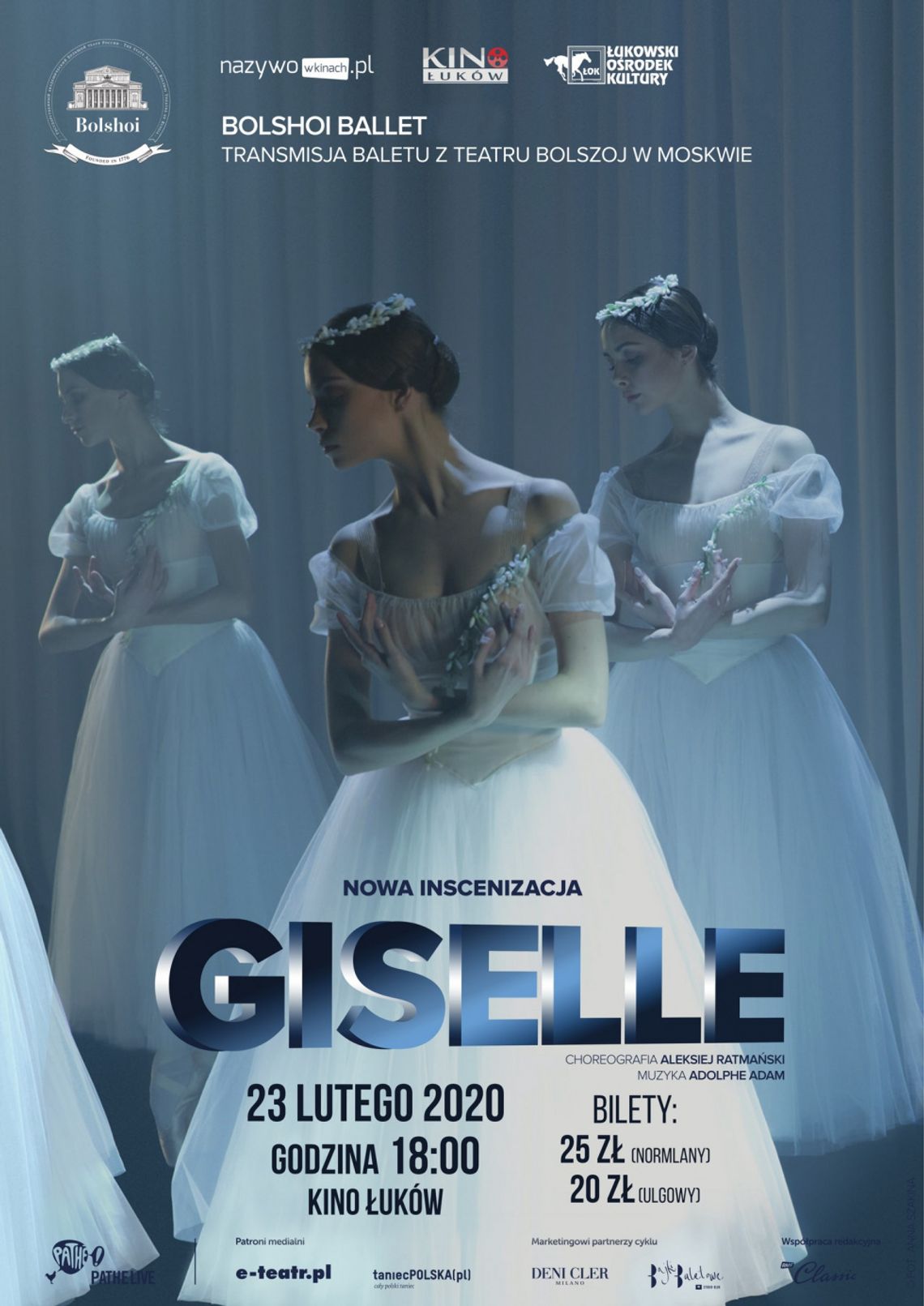 Retransmisja spektaklu baletowego z Teatru Bolszoj "Giselle" 