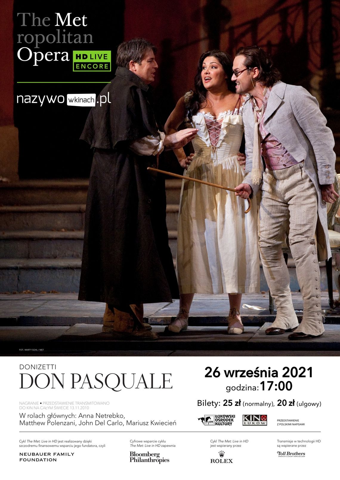 The Metropolitan Opera: Live in HD część 1. DON PASQUALE