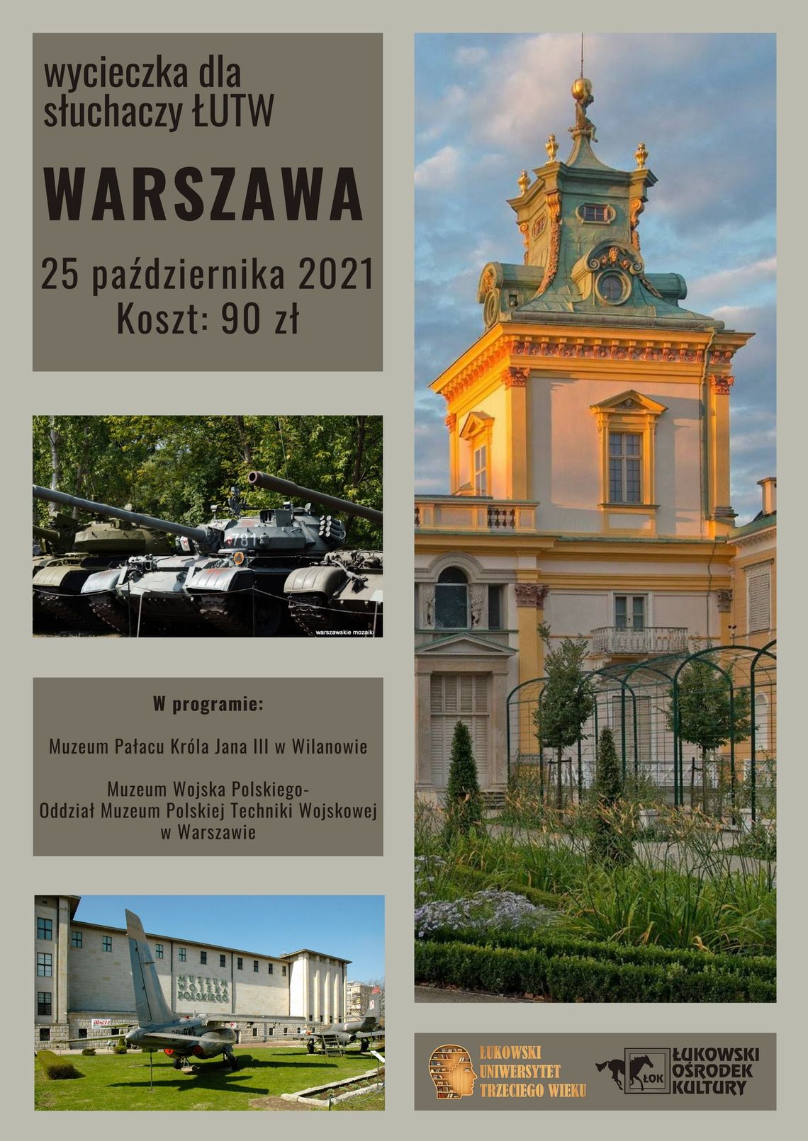 Wycieczka słuchaczy ŁUTW: Warszawa