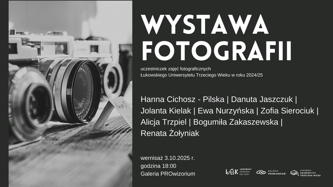 Wernisaż wystawy fotografii ŁUTW